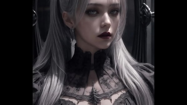 AI generated-32-Gothic Dress Girl (clean)